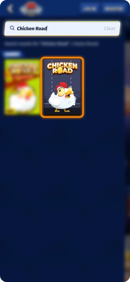 znajdź Chicken Road